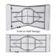image 3 of 5ft Heavy Duty Folding Trestle Table – Portable Plastic Camping Picnic BBQ – White