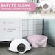 image 3 of PawHut Large Cat Litter Box w/ Scoop, Front Entrance, 53 x 51 x 48cm - Pink