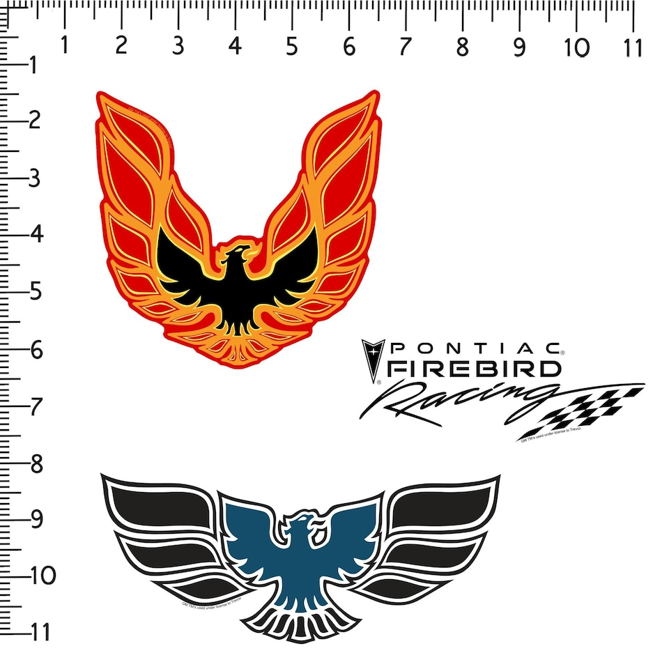 image 1 of Pontiac Firebird Deluxe Stickers (Pack of 50) - Multicoloured - One Size