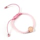 image 1 of Wicked Glinda Rose Quartz Friendship Bracelet