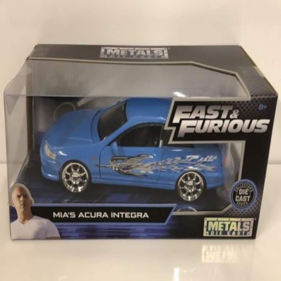 image 1 of Fast and Furious Mias Acura Integra Type R Blue 1:24 Scale Jada 30739