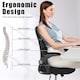 image 4 of Rattantree Ergonomic Office Chair with Flip Up Armrests & Lumbar Support