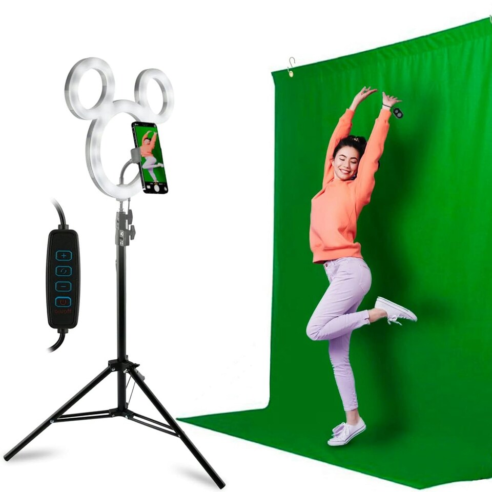 image 1 of Disney Studio Kit with Selfie Ring Light