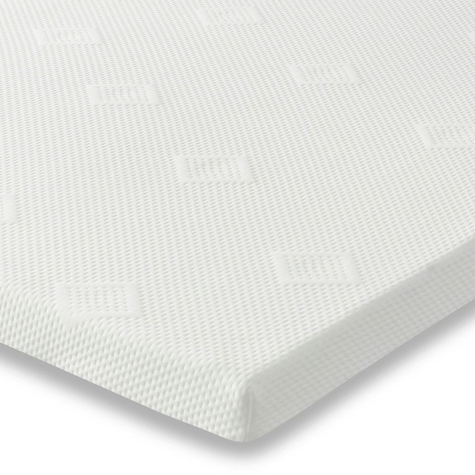 image 1 of Westwood Fabric Mattress Topper - 3" Deep, Plush Comfort, Breathable Design | White | Double