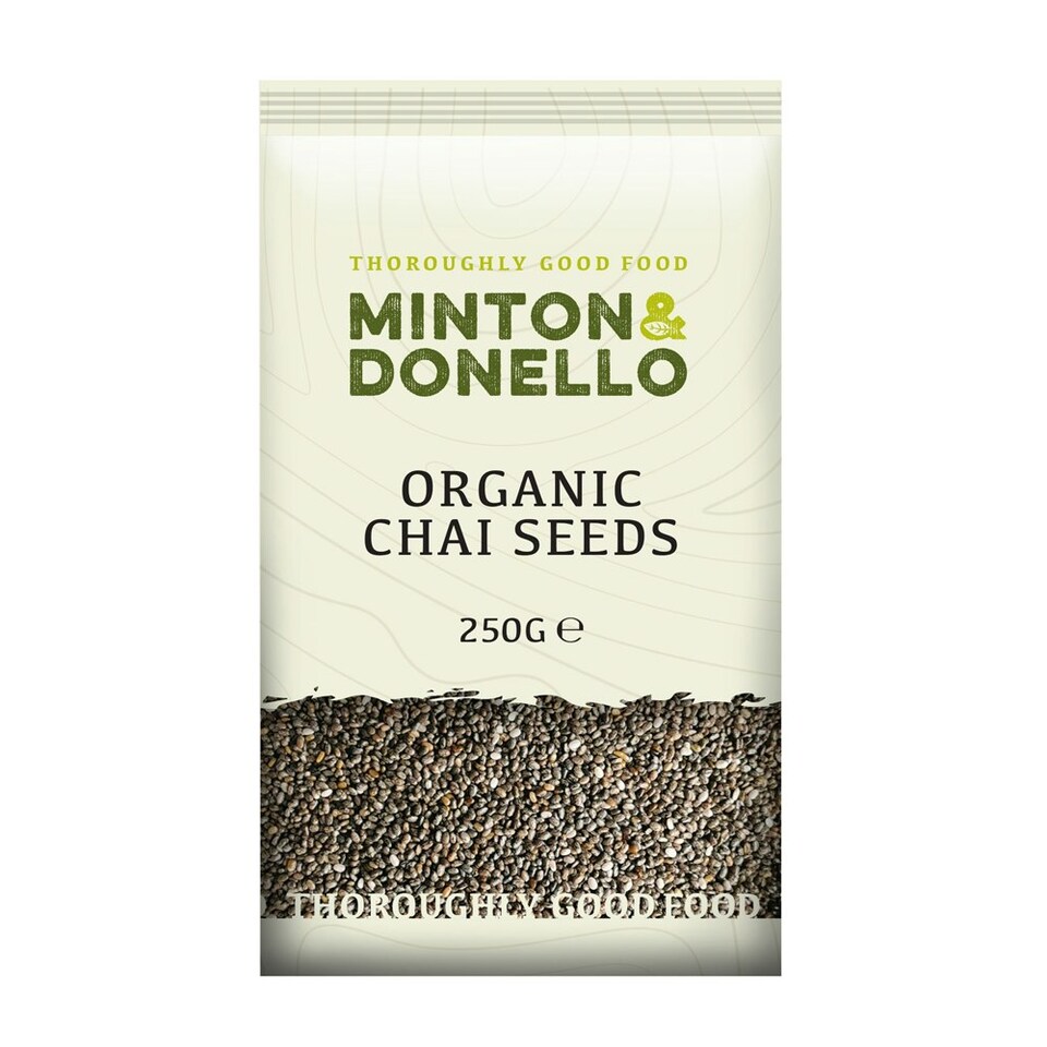image 1 of Minton & Donello Organic Chia Seeds 6 x 250g