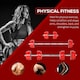 image 4 of HOMCOM 30KGS Dumbbell & Barbell  Adjustable Ergonomic Set Exercise in Home Gym