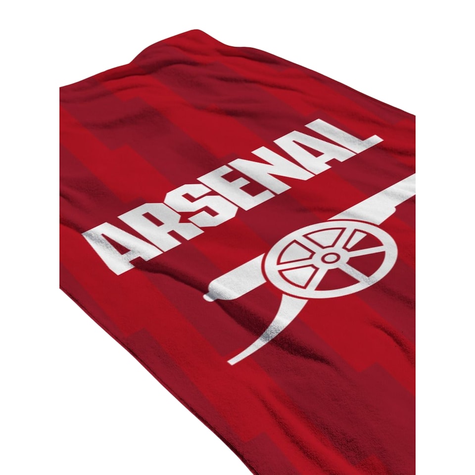 image 1 of Arsenal FC Lightning Beach Towel | Red | Red | One size | 1