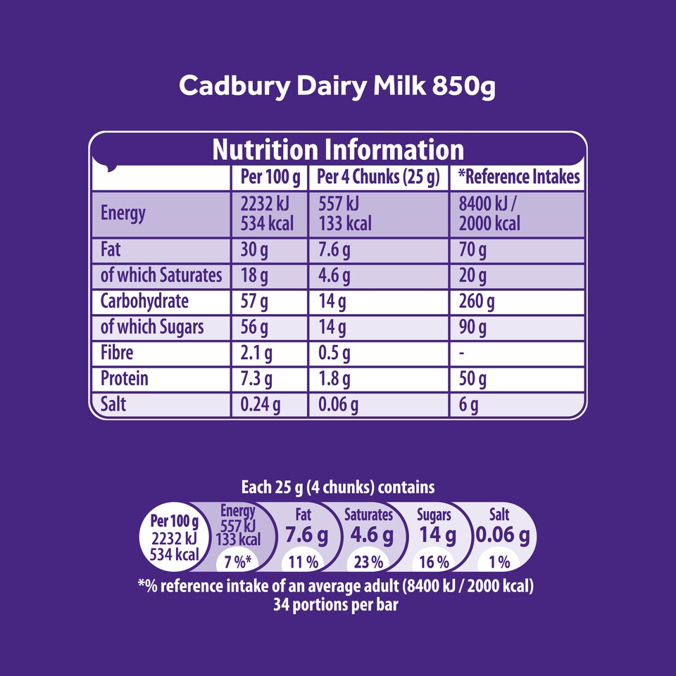 image 1 of Cadbury Dairy Milk Love You Mum Chocolate Gift Bar 850g