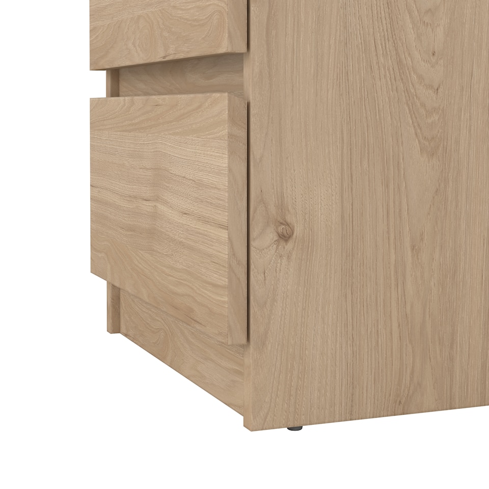 image 1 of Naia Bedside 3 Drawers in Jackson Hickory Oak