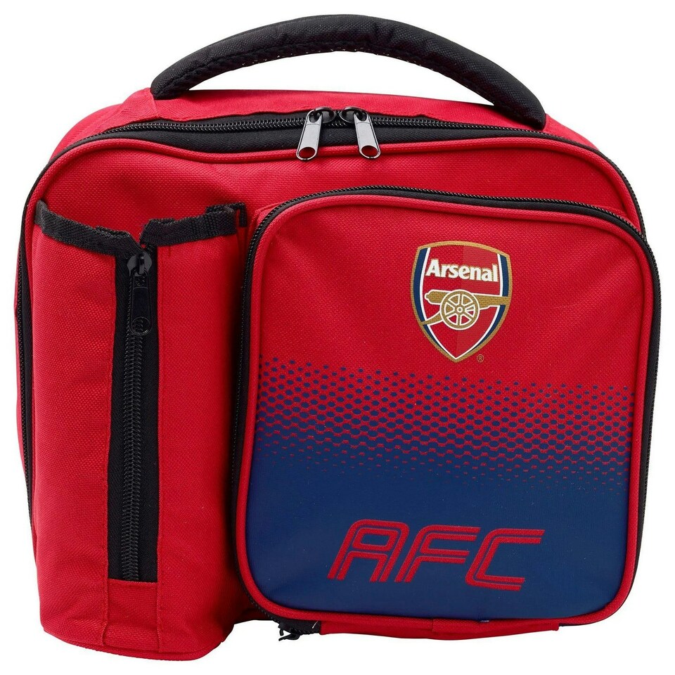 image 1 of Arsenal FC Dot Fade Lunch Bag - Red/Blue - One Size