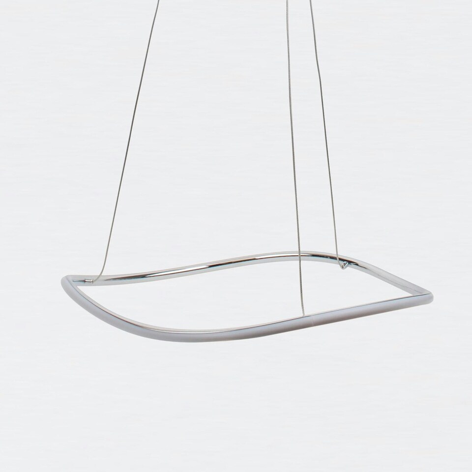 image 1 of First Choice Lighting Set of 2 Polished Chrome LED Ripple Fittings Chrome