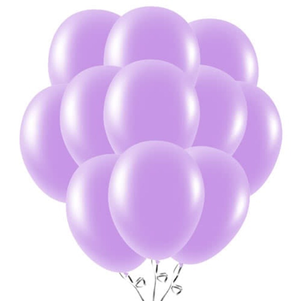 Lavender Biodegradable Latex Balloons 23cm / 9 in - Pack of 50
