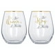 image 9 of V&A Alice in Wonderland Tumbler Set 350ml Set of 2 Clear