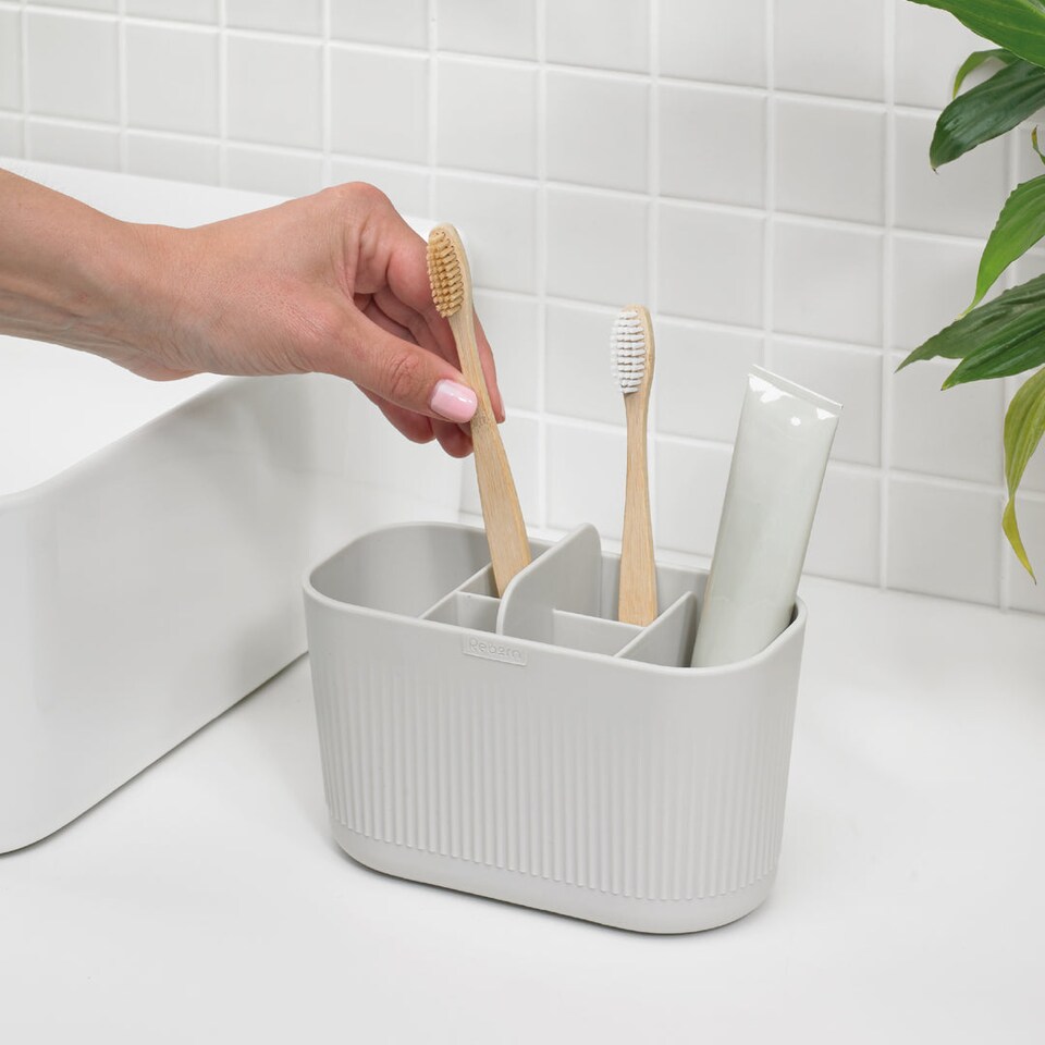image 1 of Reborn Caddy Bathroom Organizer Large - White