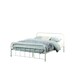 image 1 of Tewin Vintage Hospital Style White Metal Bed Frame (King)