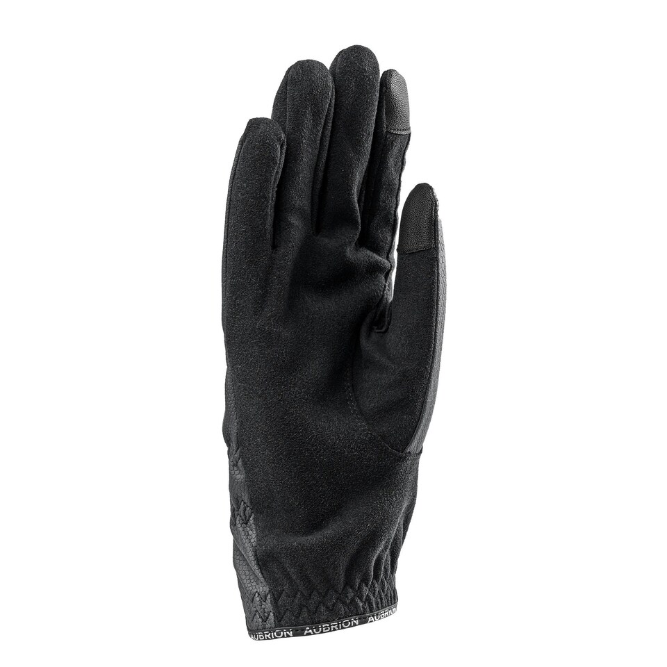 image 1 of Aubrion Womens/Ladies Stadium Riding Gloves - Black - XS Black | XS