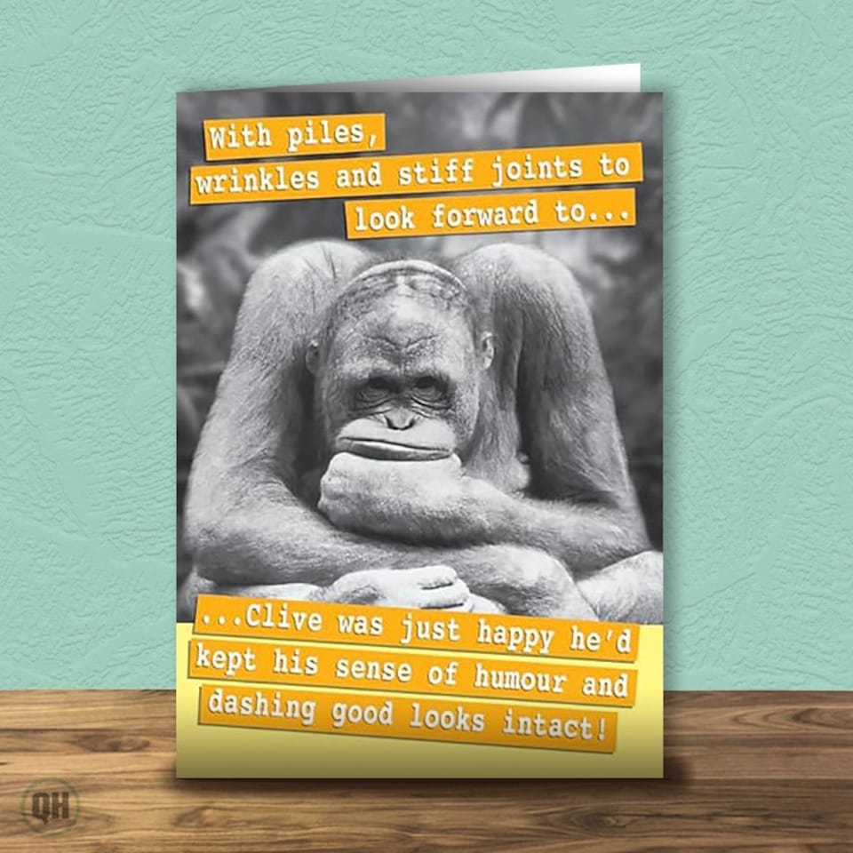 image 1 of For My Husband Birthday Card - You're My Grumpy Old Git