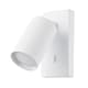 image 1 of Modern Designer LED Powered Matt White Metal Spot Wall Light Fixture with Switch | White
