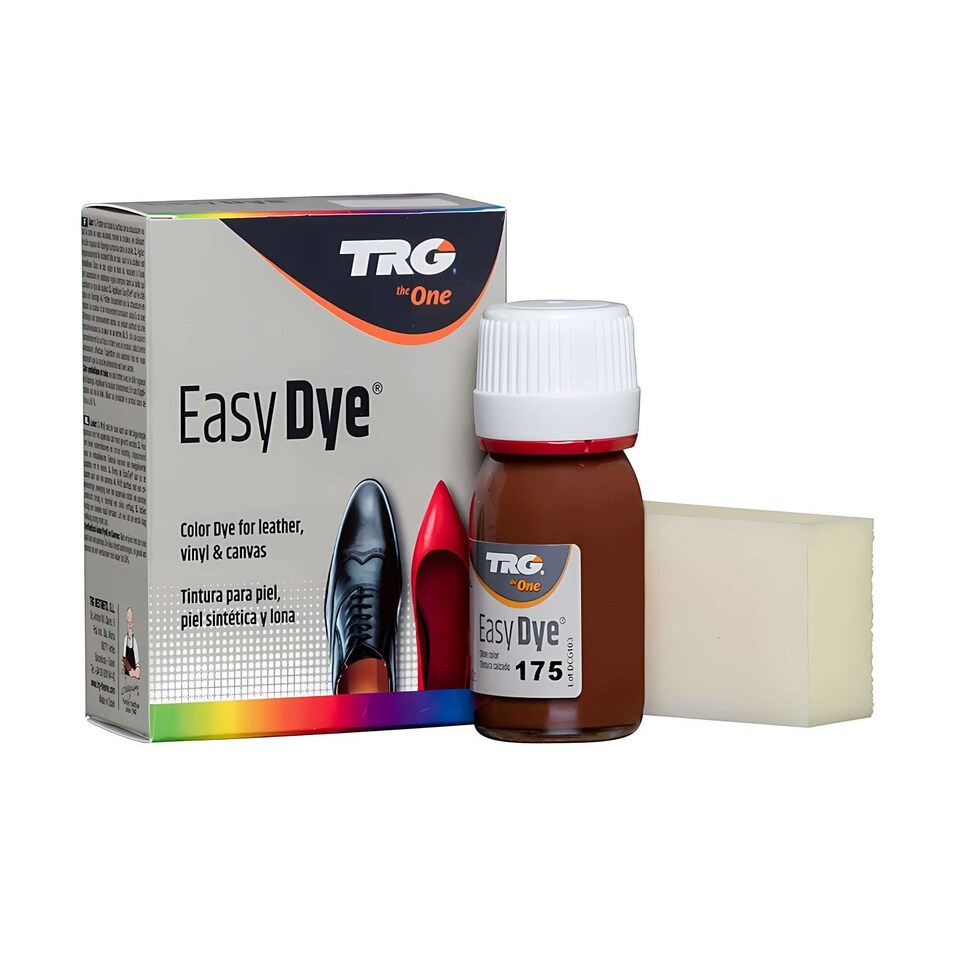 image 1 of TRG Easy Dye Shoe Paint for Leather Colour Change and Covering Scuffs 25ml | Brown | Deer