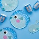 image 2 of Puffer Fish Round Paper Plates 23cm - Pack of 8