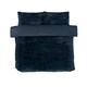 image 1 of Chunky Ribbed Fur Polyester Duvet Cover Set with Pillowcase Grey | Charcoal | Single