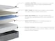 image 2 of Arthur Sleep Cool Rock Extra Firm Hybrid Mattress - Single | White | Single