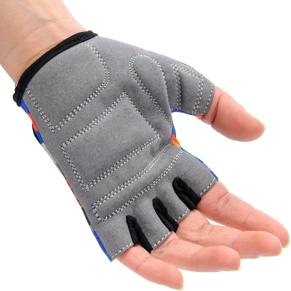 image 1 of Meteor Kids Bike Gloves – Breathable, Non-Slip, Padded for Comfort & Safety Multi | Auto | JR M