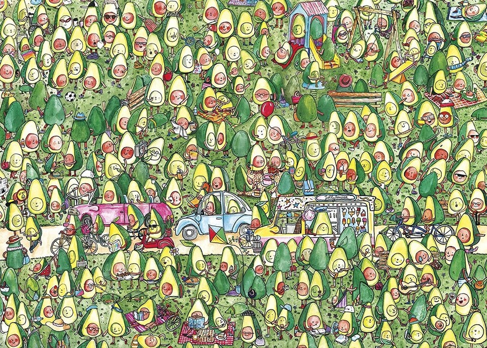 image 1 of Gibsons 250XL Piece Avocado Park Jigsaw Puzzle