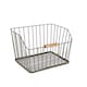 image 1 of KitchenCraft Storage Basket Grey Metal Large