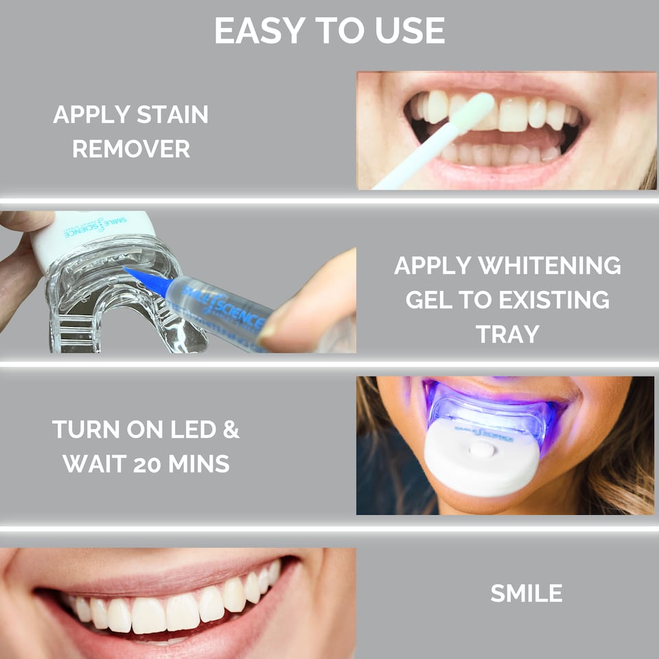 image 1 of Smile Science Harley Street Teeth Whitening Treatment Kit