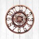 image 7 of Marco Paul 30cm Bronze Open Face Wall Clock Bronze