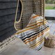 image 3 of striped pattern, orange black gray beige and brown (Blanket)