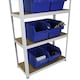 image 4 of White Racking Units 90 x 40 x 180 White