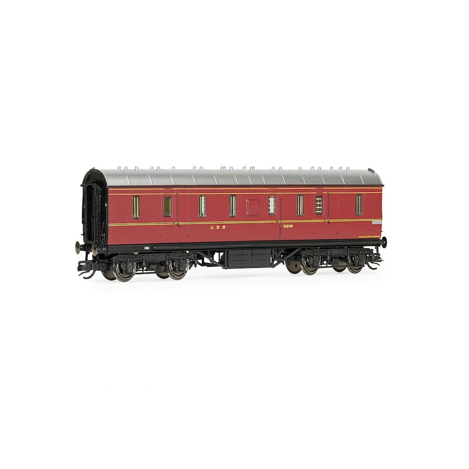 Hornby TT:120 50' Passenger Brake Coach 31236 LMS