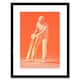 image 1 of Cricket Player Flick Shot Sport Athlete 9x7" Black Framed Wall Art Print