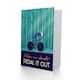 image 2 of Sport Pedal It Out Cycling Bike Quote Blank Just to Say Card