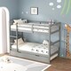 image 6 of Oliver Grey Single Wooden Bunk Bed with Trundle