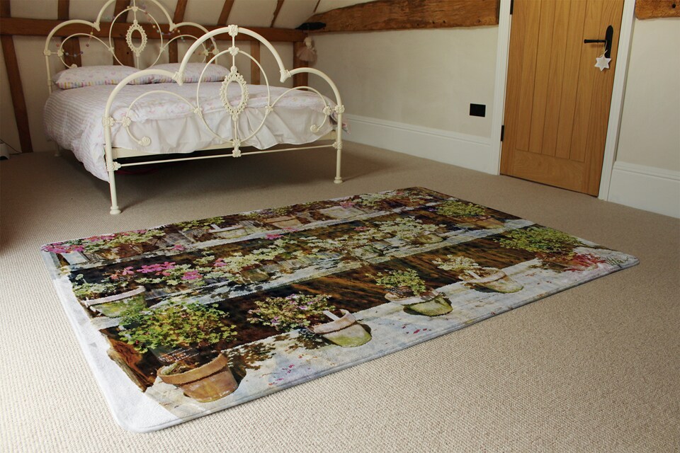 image 1 of Plant Pots Rug | Multi