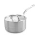 image 1 of Samuel Groves Classic Stainless Steel Triply 16cm Saucepan with Lid
