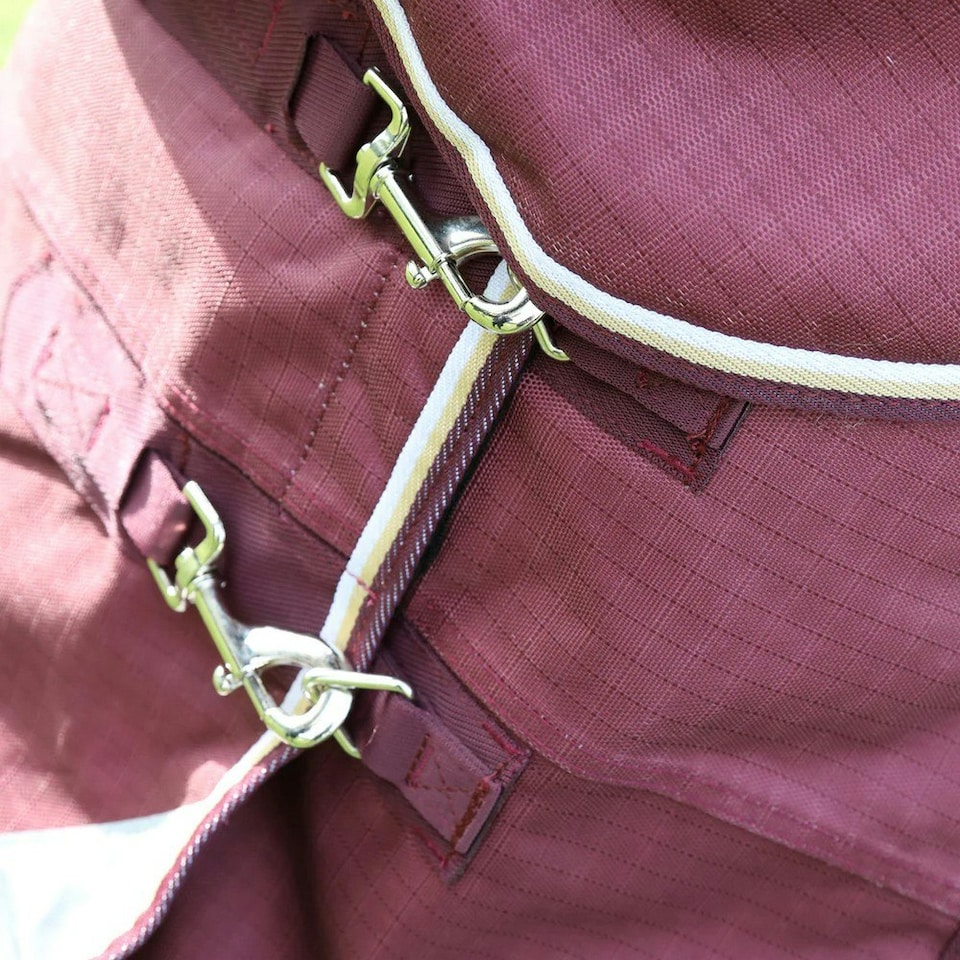 image 1 of Highlander Plus Standard-Neck 100g Horse Turnout Rug - Maroon - 5´ 3"