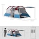 image 7 of Outsunny 2-3 Man Camping Tunnel Tent with Bedroom and Living Room 
