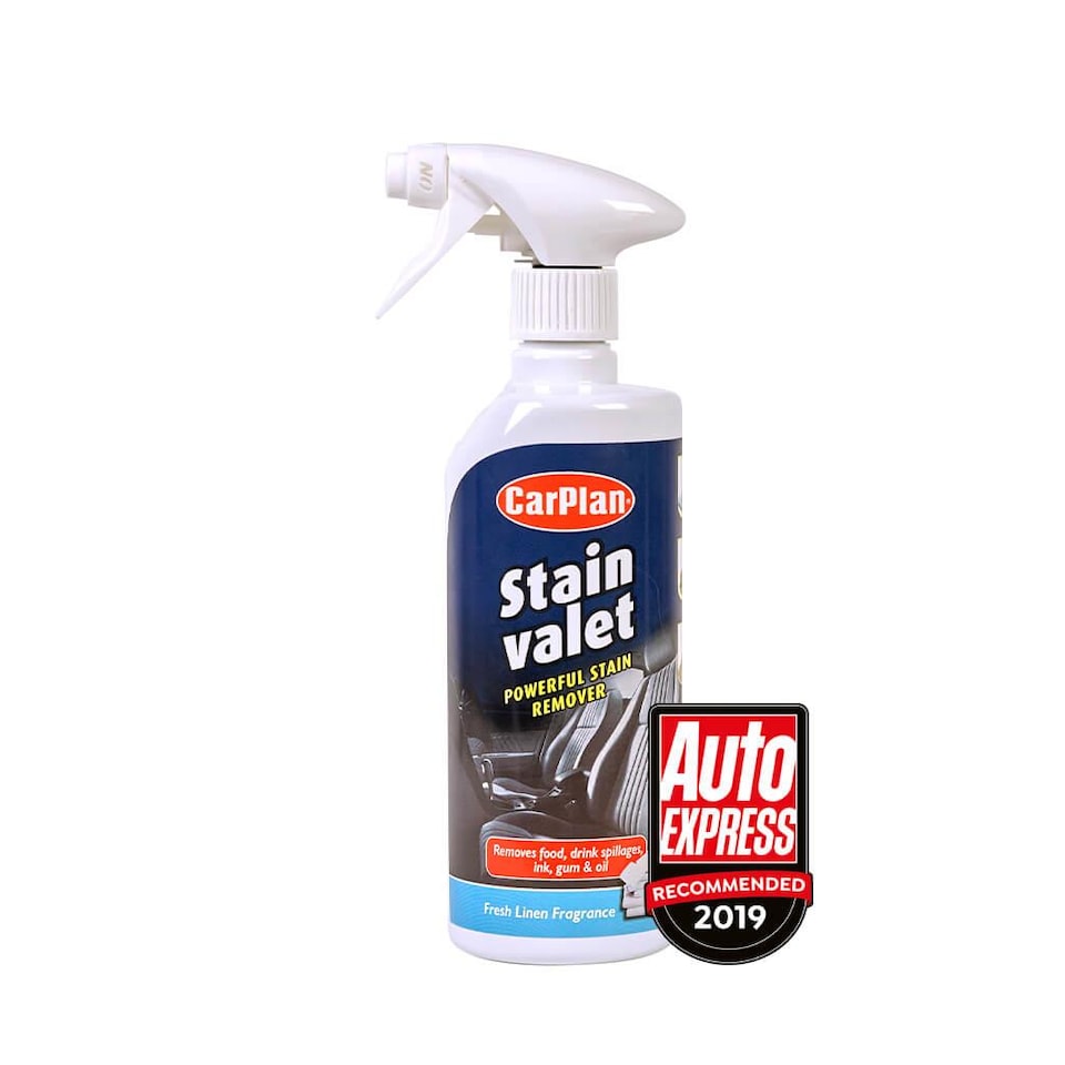 image 1 of CarPlan SVC600 Stain Valet Seats Carpets Roof Linings Cleaner - 600ml x4