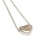 image 1 of West Ham United FC Stainless Steel Heart Necklace & Pendant - Grey/Silver - One Size