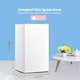 image 2 of Comfee 93 L Small Fridge with Cooler Box, White
