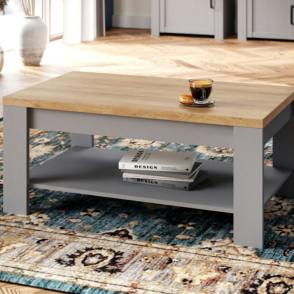 image 1 of Bohol Coffee Table in Riviera Oak/Grey Oak