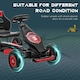 image 5 of HOMCOM Children Pedal Go Kart w/ Adjustable Seat, Rubber Wheels, Brake - Red