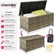 image 2 of Storage Box Kiruna - rattan garden furniture cushion storage 120 x 55 x 61.5 cm Brown | Nature