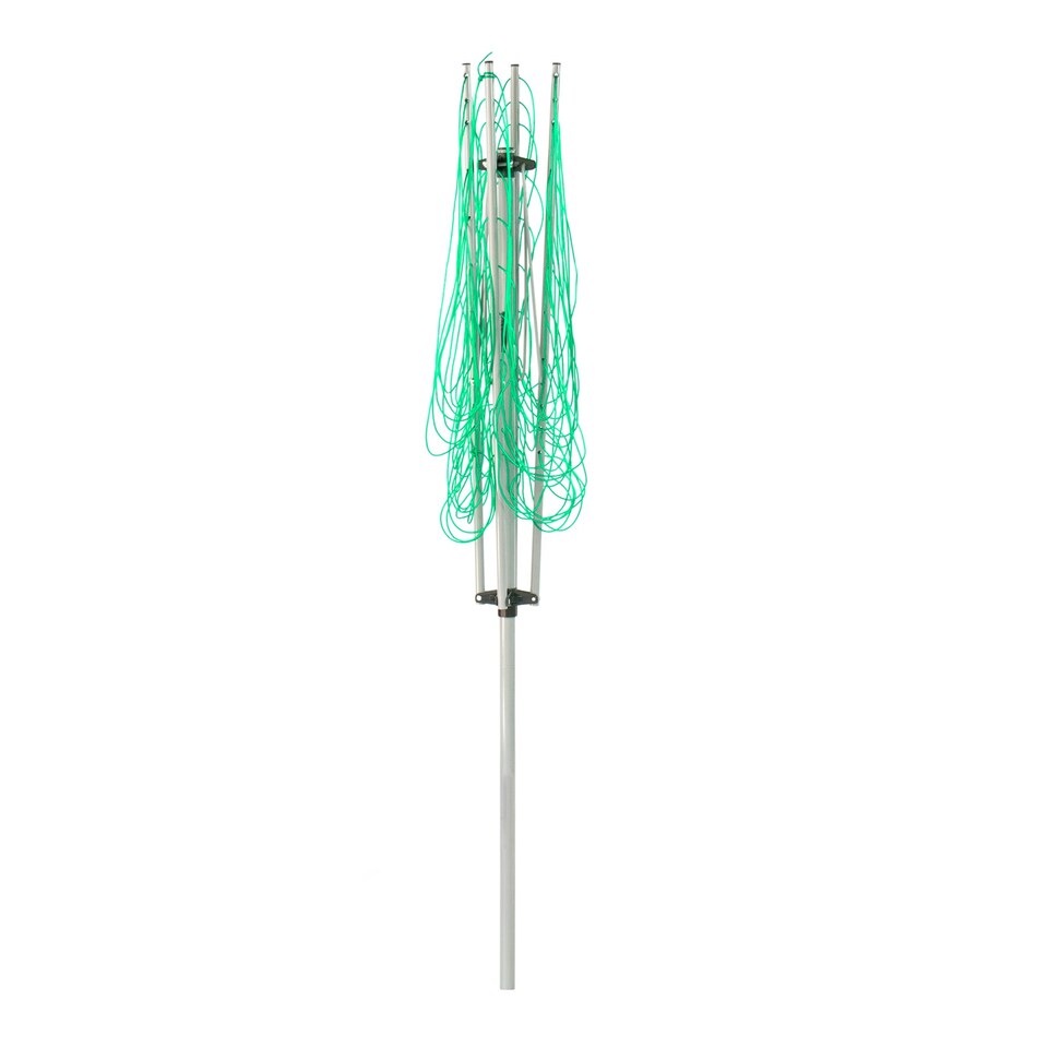 image 1 of KCT 4 Arm Rotary Washing Line - 40m Drying Area | Green | Silver