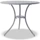image 6 of Centurion Supports OSHOWA Luxurious Garden and Patio Table and 4 Large Chairs with Armrests Cast Aluminium Bistro Set Grey