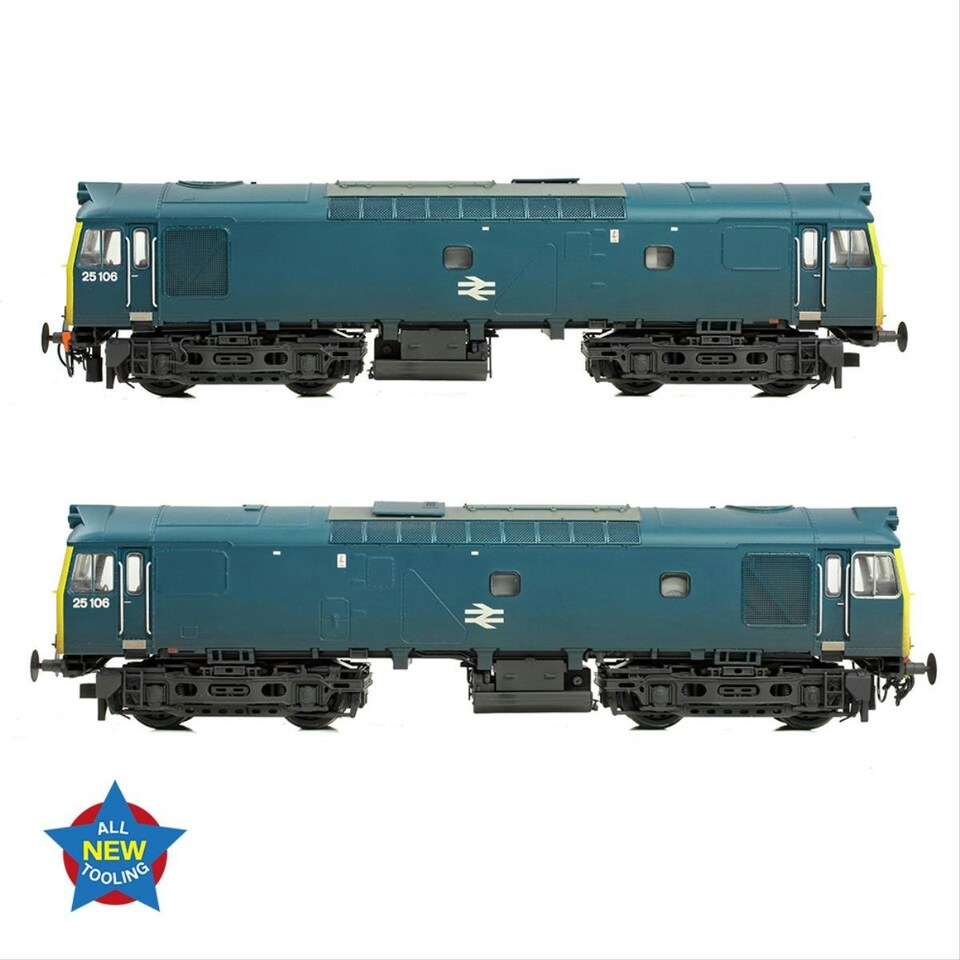 image 1 of Bachmann Deluxe Class 25 106 BR Blue Weathered (DCC-Sound)